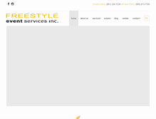 Tablet Screenshot of freestyleevents.com